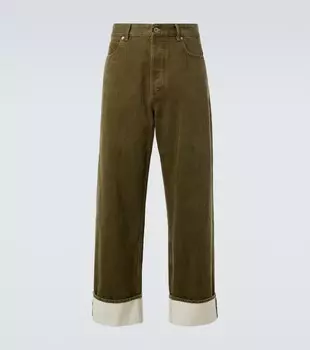Прямые джинсы Bottega Veneta, Caper Stone Washed
