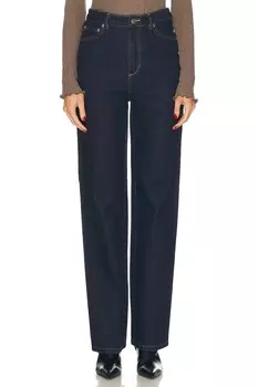 Прямые джинсы Brooklyn с высокой посадкой SER.O.YA, цвет Rinse