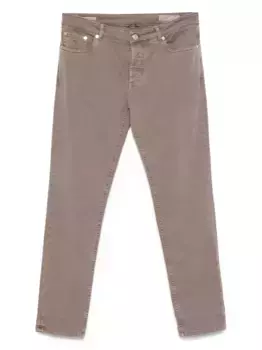 Прямые джинсы Brunello Cucinelli, коричневый