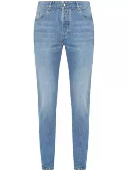 Прямые джинсы Brunello Cucinelli, синий