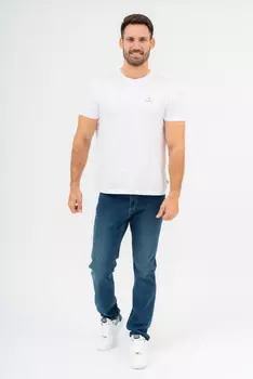 Прямые джинсы Budmil, серый/синий