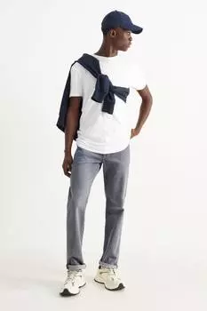 Прямые джинсы C&A, серый