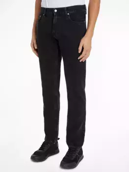 Прямые джинсы Calvin Klein Jeans "AUTHENTIC STRAIGHT", с 5 карманами, черный