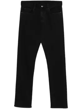 Прямые джинсы Canali, черный