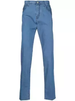 Прямые джинсы Canali, синий