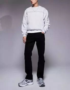 Прямые джинсы черного цвета River Island