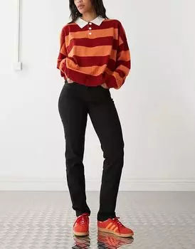 Прямые джинсы черного цвета Wrangler