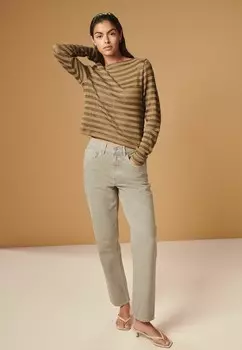 Прямые джинсы COLUMN, REGULAR FIT Next, бежевый