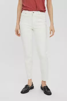Прямые джинсы длиной до щиколотки. Vero Moda, белый