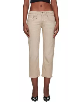 Прямые джинсы для мальчиков R13, цвет buff stretch