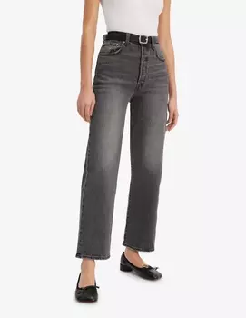 Прямые джинсы до щиколотки Ribcage l29 Levi's, черный