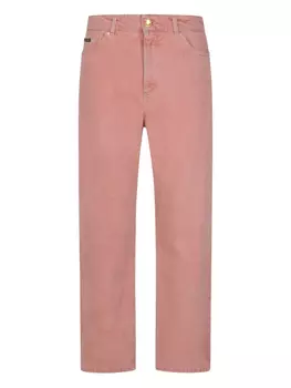 Прямые джинсы Dolce & Gabbana, розовый