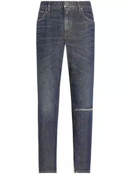 Прямые джинсы Dolce & Gabbana, синий