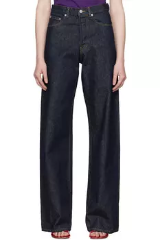 Прямые джинсы Dries Van Noten, индиго