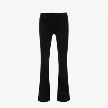 Прямые джинсы Emmanuelle со средней посадкой из смесового денима стрейч Citizens Of Humanity, черный