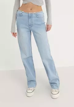 Прямые джинсы Even&Odd, Светло-синий