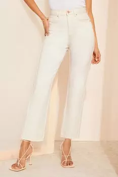 Прямые джинсы Friends Like These, экрю