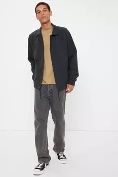 Прямые джинсы Gap, серый