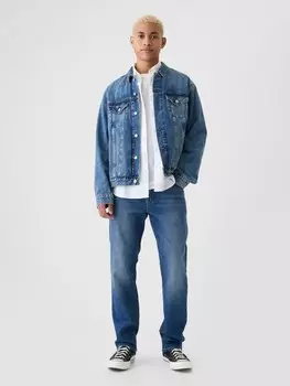 Прямые джинсы Gap, синий