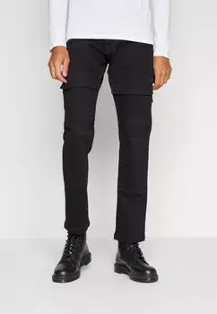 Прямые джинсы Guess, черный