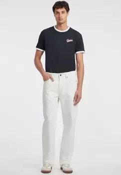 Прямые джинсы Guess Jeans, белый