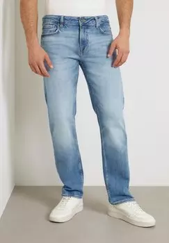 Прямые джинсы Guess, синий
