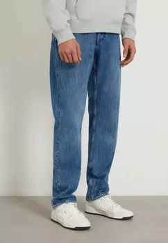Прямые джинсы Guess, синий