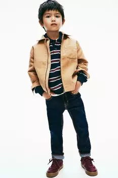 Прямые джинсы H&M, синий