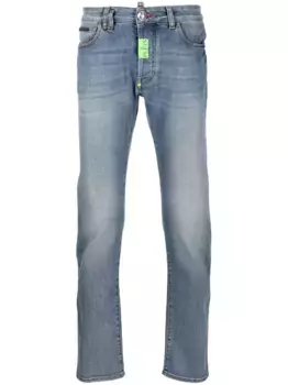 Прямые джинсы Hexagon Philipp Plein, синий