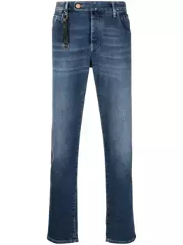Прямые джинсы Incotex, синий