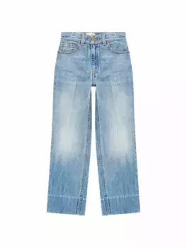 Прямые джинсы Interlocking G Gucci, синий