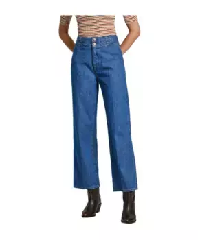 Прямые джинсы из экологически чистого денима Pepe Jeans, синий