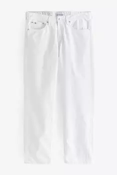 Прямые джинсы из денима 90-х годов Calvin Klein Jeans, белый