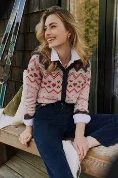 Прямые джинсы из хлопка Crew Clothing Company, синий