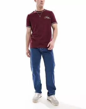 Прямые джинсы Jack & Jones Chris средне-синего цвета