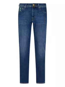 Прямые джинсы Jacob Cohn, синий