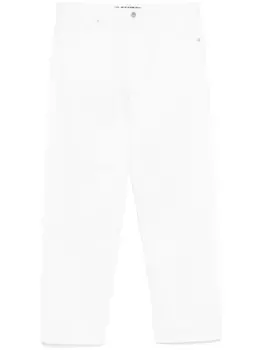 Прямые джинсы JIL SANDER, белый