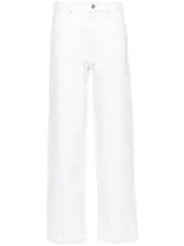 Прямые джинсы Joanny средней посадки ISABEL MARANT, белый