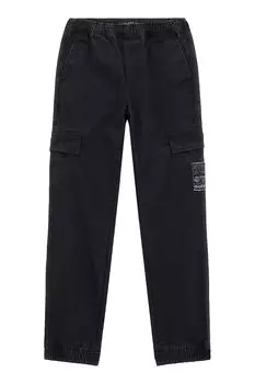 Прямые джинсы карго Guess, черный