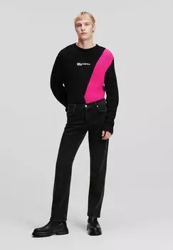 Прямые джинсы Karl Lagerfeld Jeans, черный
