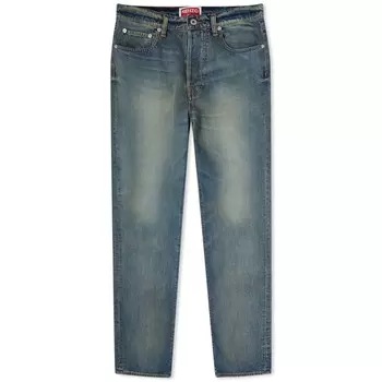 Прямые джинсы Kenzo Stone Bleach Asagao