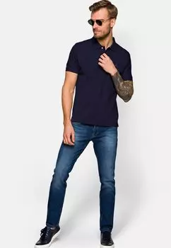 Прямые джинсы Lancerto, синий