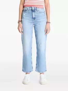 Прямые джинсы Layla с завышенной талией Tommy Jeans, синий