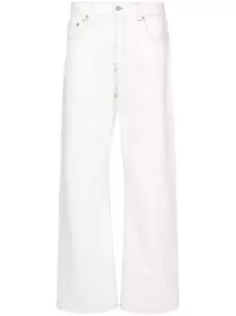 Прямые джинсы Le de Nmes Droit средней посадки JACQUEMUS, белый