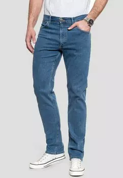 Прямые джинсы Lee, серо-синий