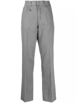 Прямые джинсы Lemmy средней посадки R13, серый