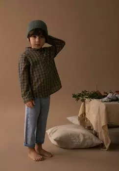 Прямые джинсы Lil' Atelier, светло-синий