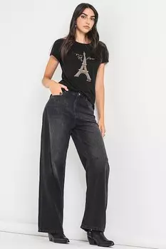 Прямые джинсы Liu Jo, черный