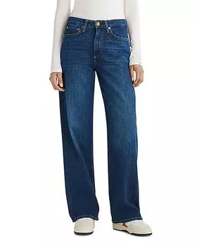 Прямые джинсы Logan с высокой посадкой в цвете Annalize rag & bone, цвет Blue