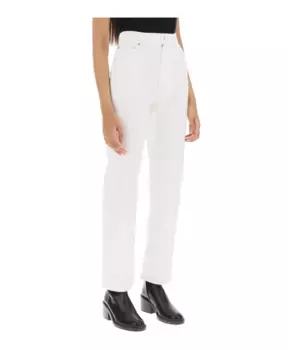 Прямые джинсы Loulou Studio, белый